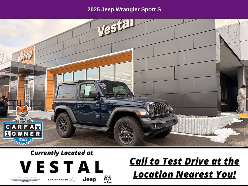 Used 2025 Jeep Wrangler Sport AWD/4WD image 1