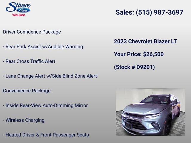 Used 2023 Chevrolet Blazer LT w/ Convenience Package AWD/4WD image 7