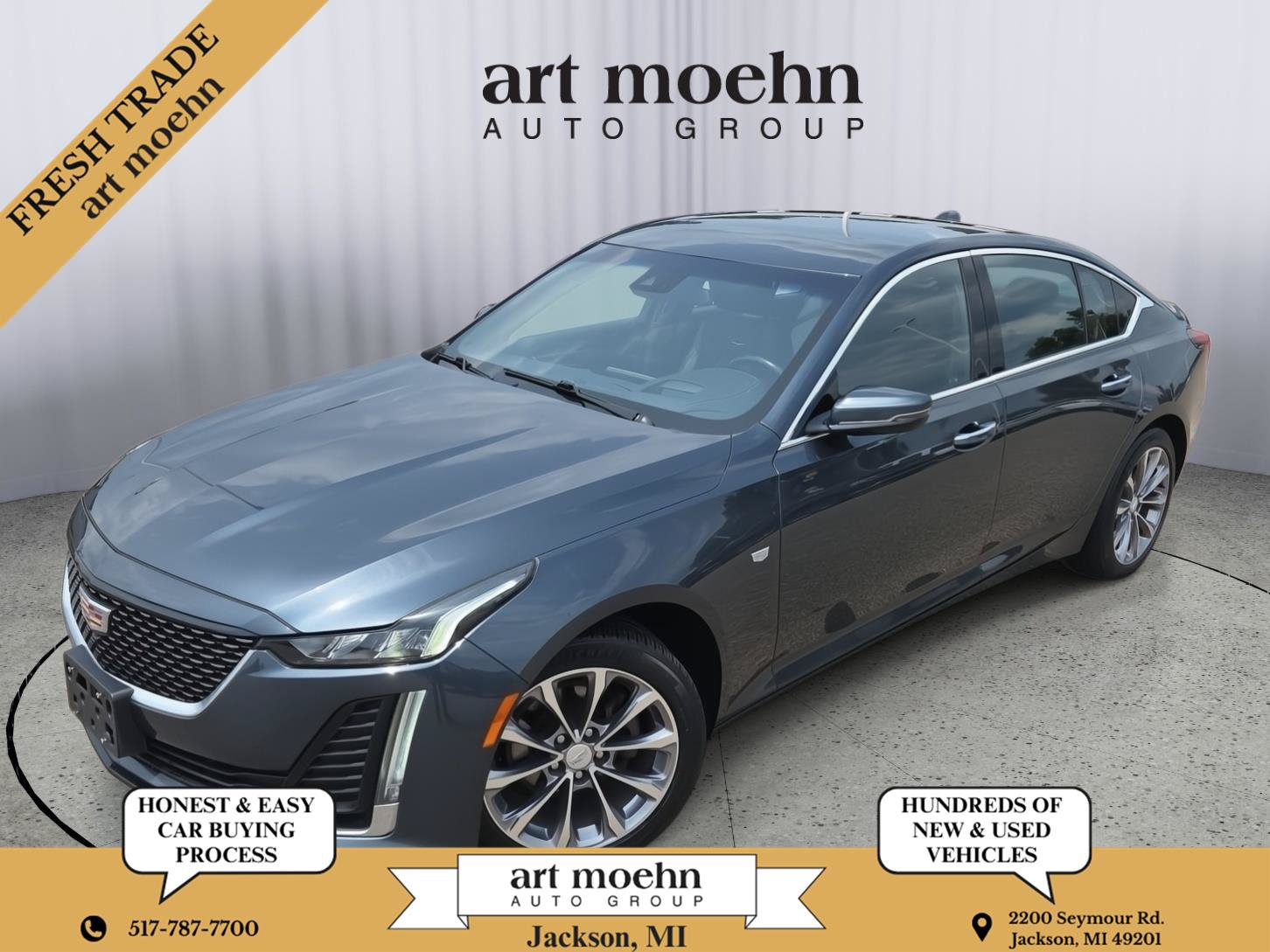 Used 2020 Cadillac CT5 Premium Luxury w/ Driver Awareness Plus Package AWD/4WD image 1
