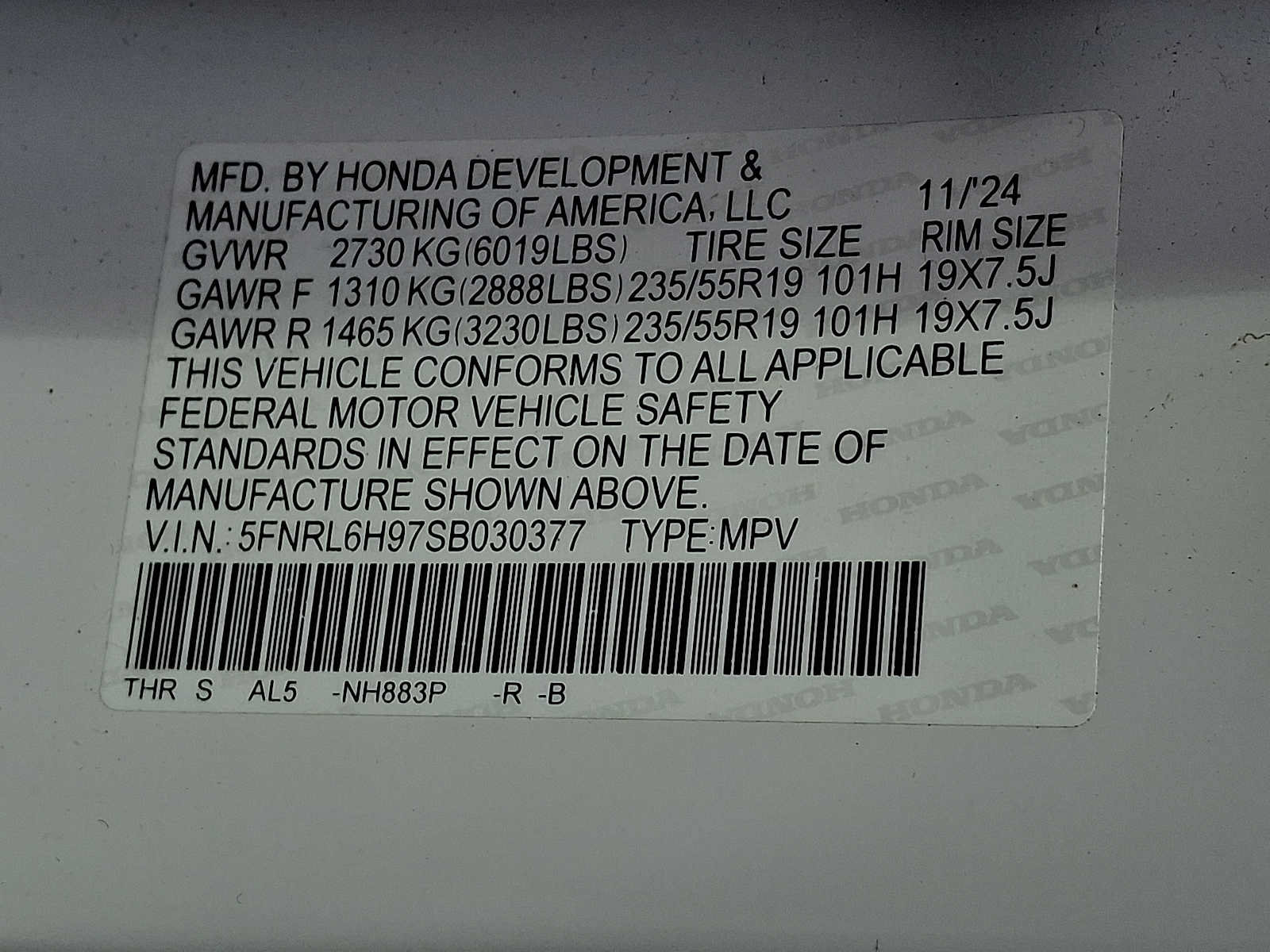 Used 2025 Honda Odyssey Elite image 29