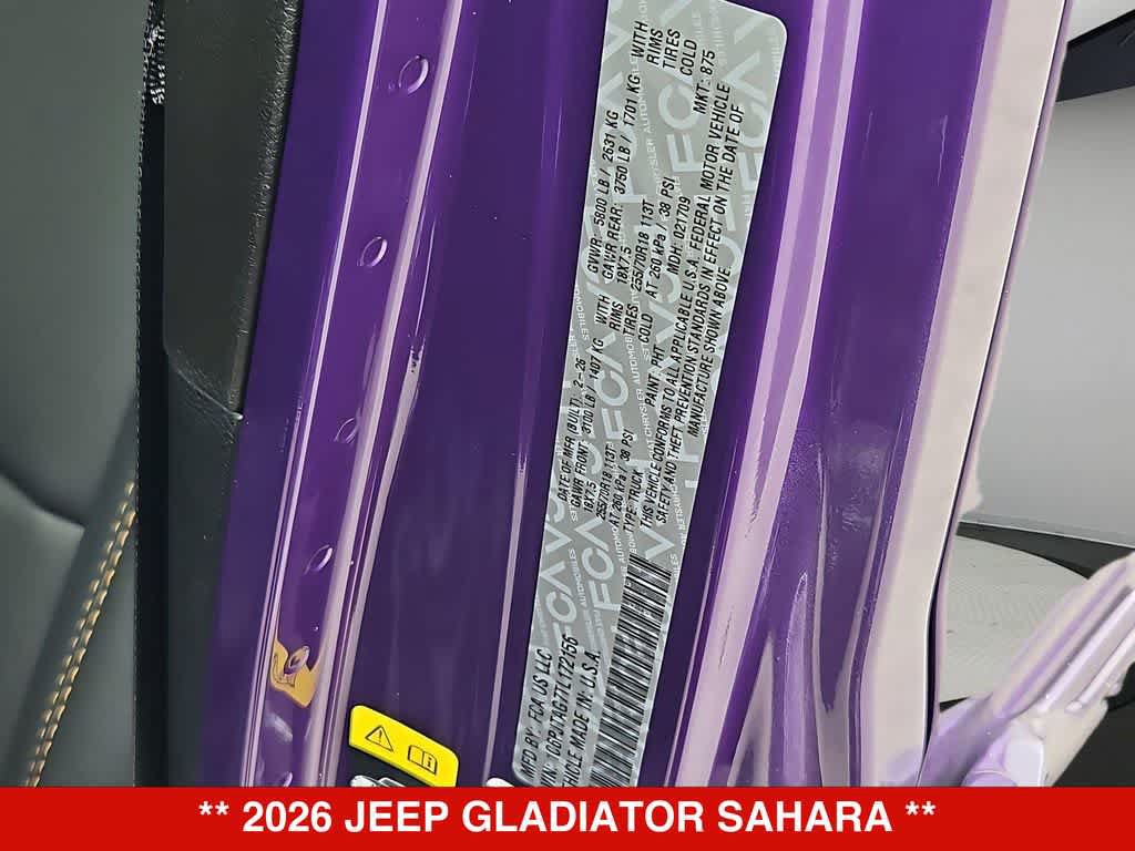 New 2026 Jeep Gladiator Sport AWD/4WD image 35