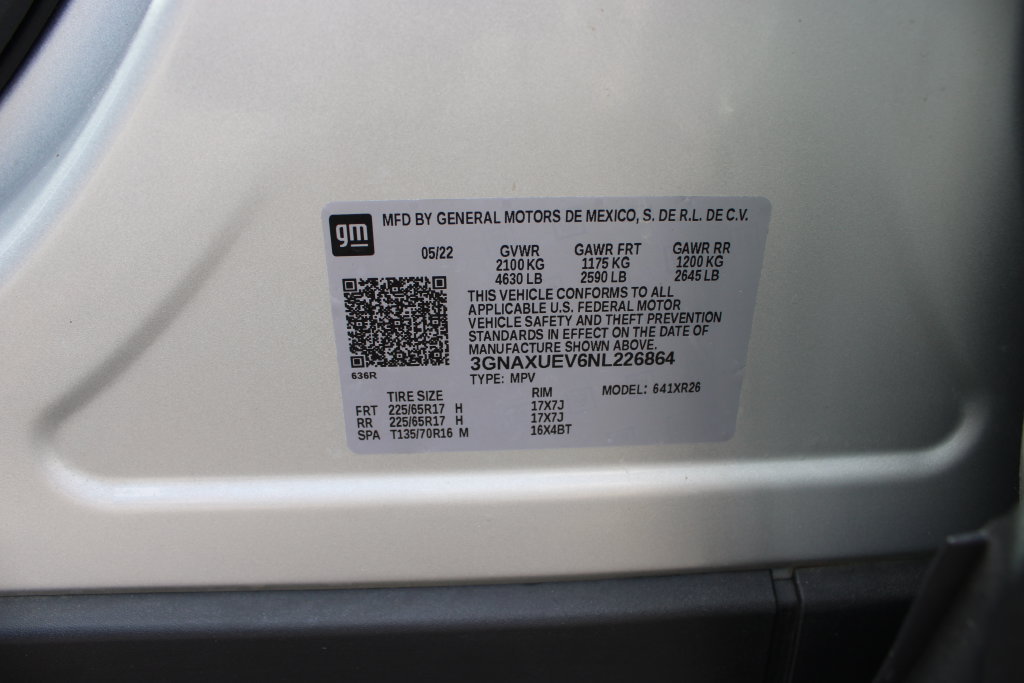 Certified 2022 Chevrolet Equinox LT AWD/4WD image 44