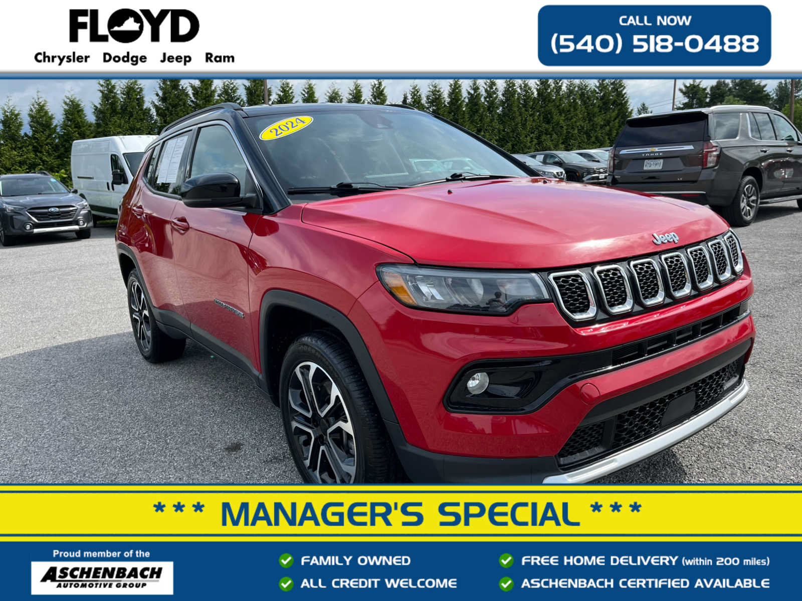 Used 2024 Jeep Compass Limited AWD/4WD image 1