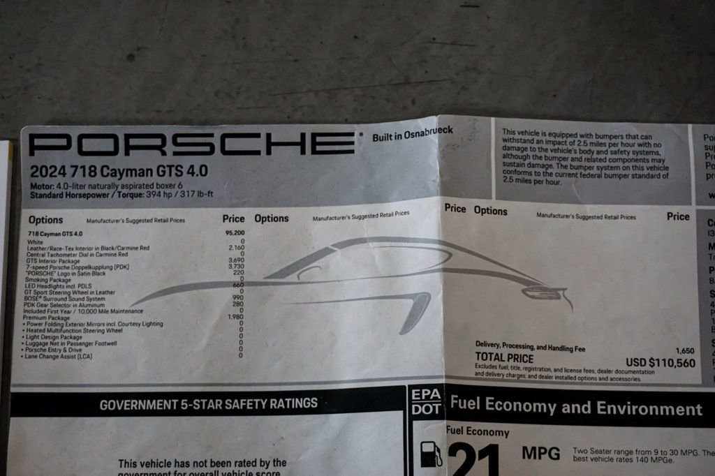 Used 2024 Porsche 718 Cayman GT4 image 77