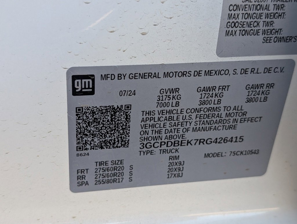 Used 2024 Chevrolet Silverado 1500 Custom w/ Turbomax Blackout Package image 31