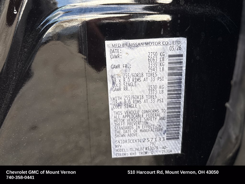 Used 2026 Nissan Pathfinder SL AWD/4WD image 31