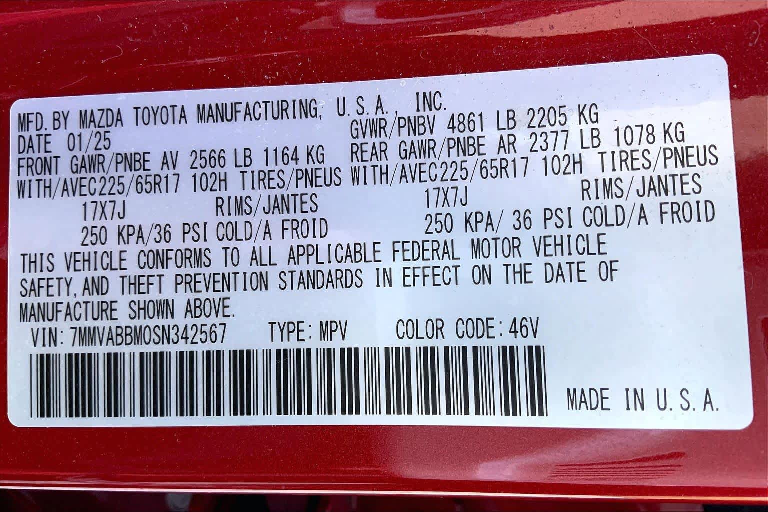Certified 2025 MAZDA CX-50 AWD 2.5 S w/ Weather Package image 34