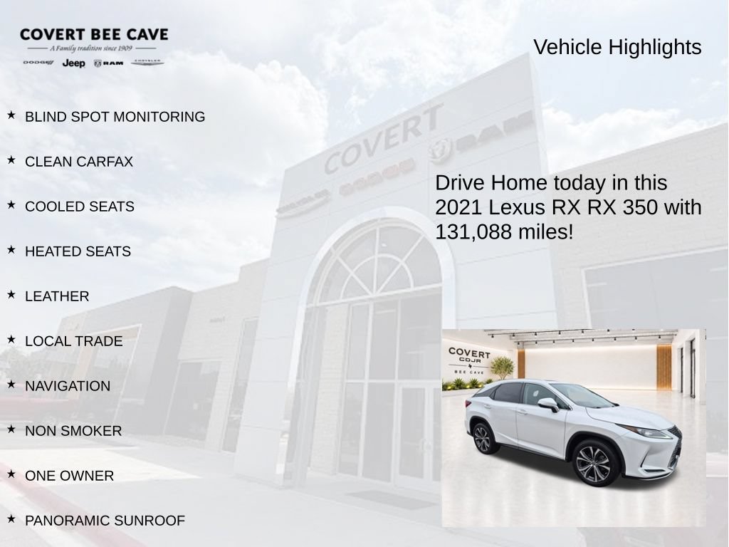 Used 2021 Lexus RX 350 FWD w/ Premium Package image 6