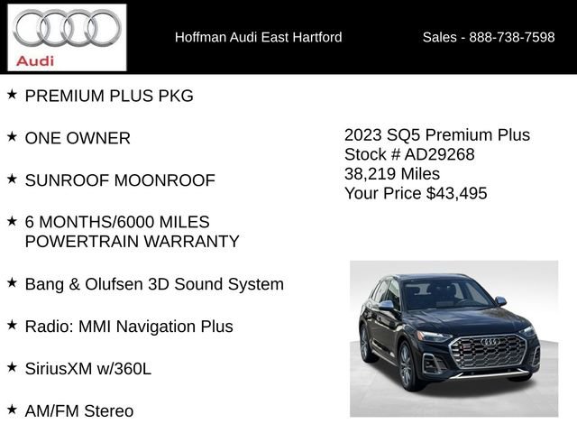 Used 2023 Audi SQ5 Premium Plus w/ Premium Plus Package AWD/4WD image 24