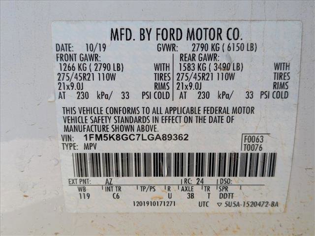 Used 2020 Ford Explorer ST w/ ST Street Pack image 20