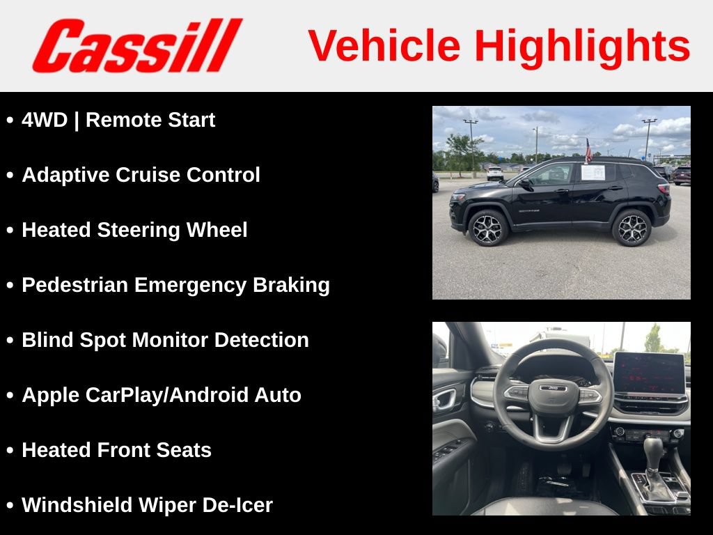 Used 2025 Jeep Compass Limited AWD/4WD image 7