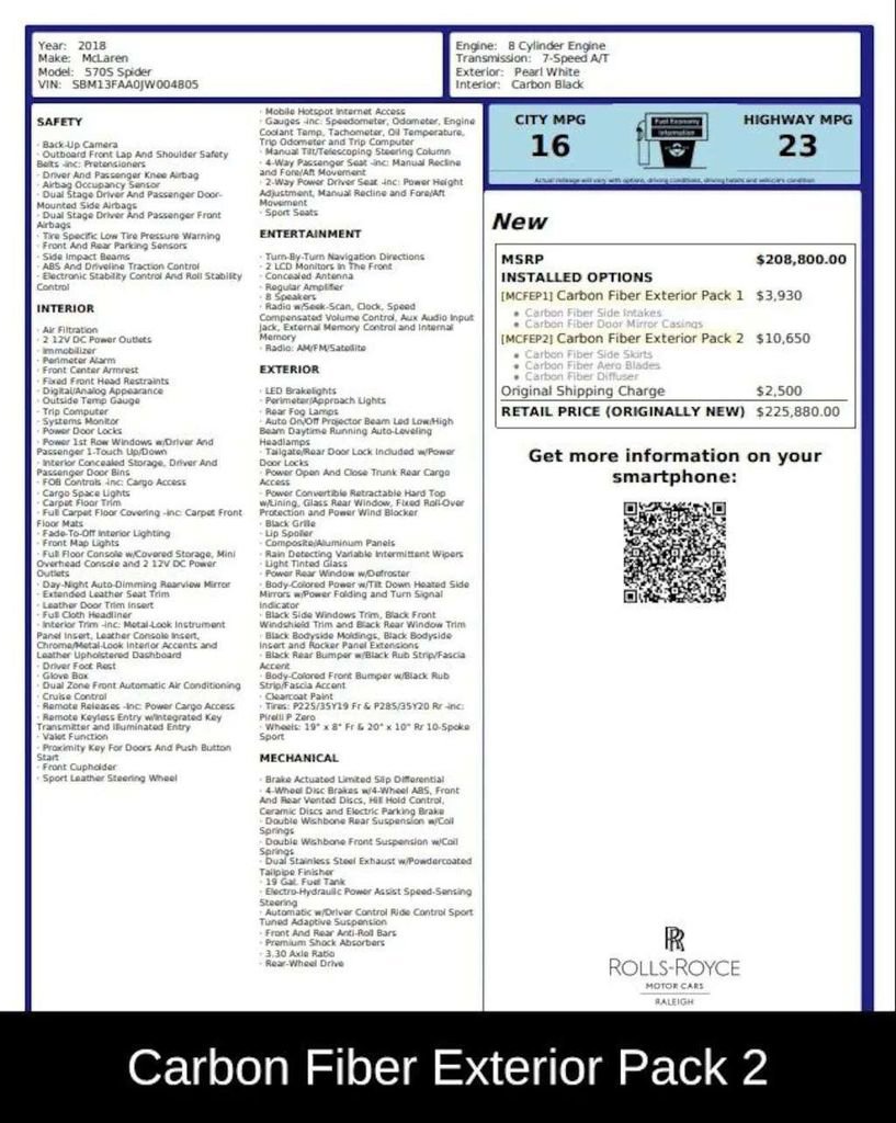 Used 2018 McLaren 570S Spider image 29