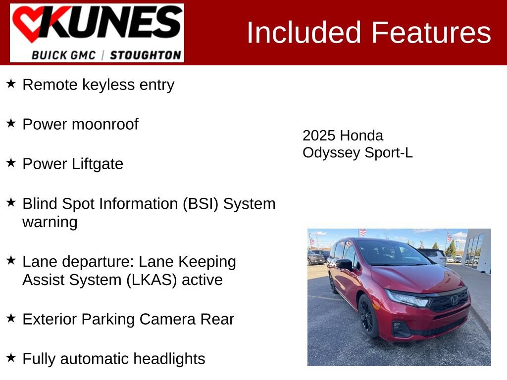 Used 2025 Honda Odyssey Sport-L image 2