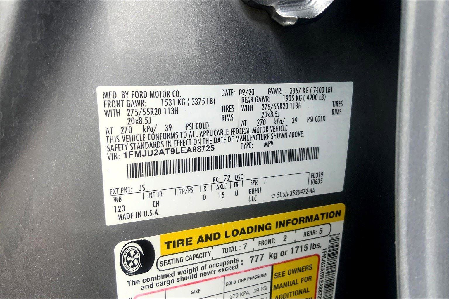 Used 2020 Ford Expedition Limited image 34