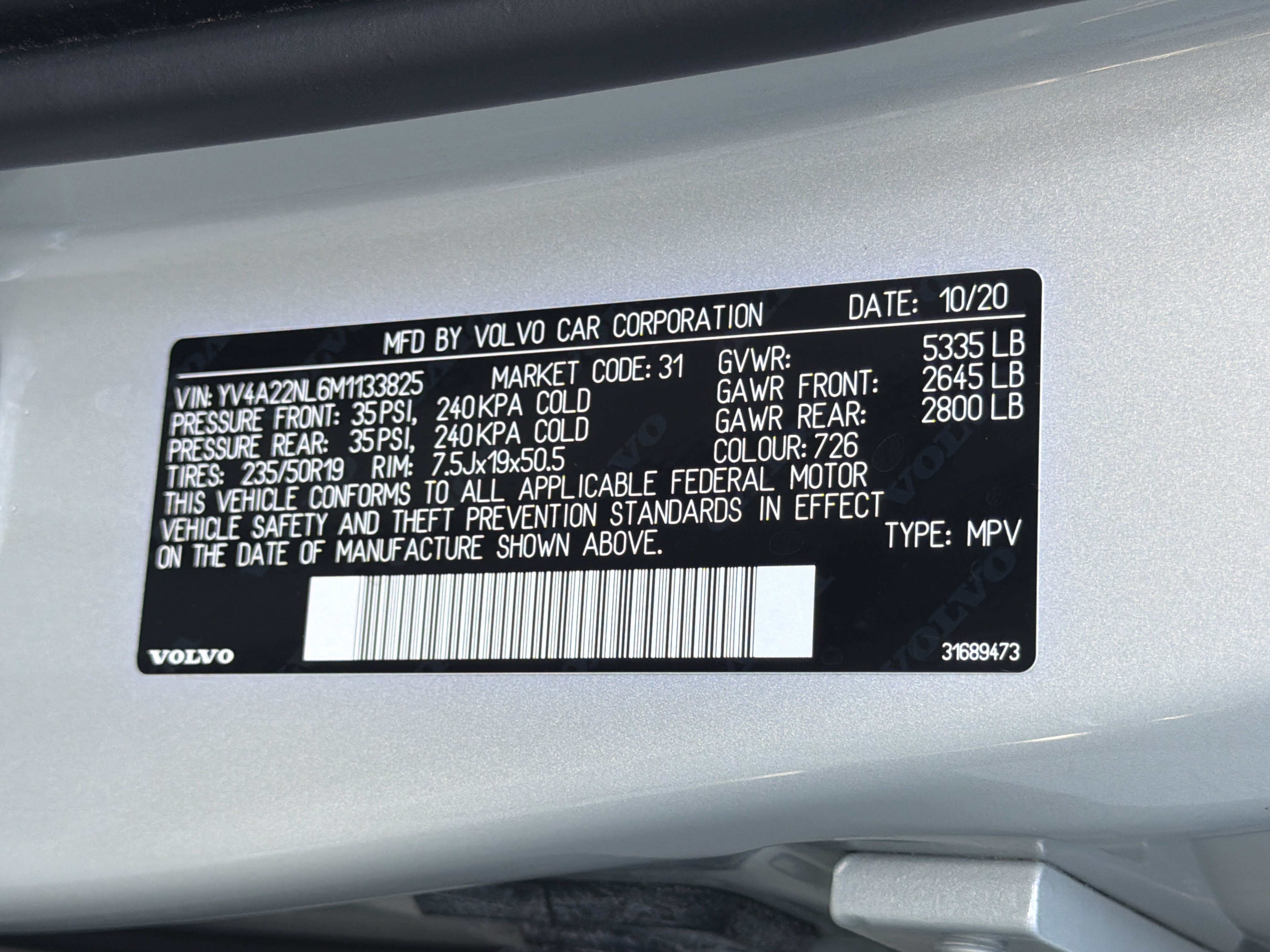 Used 2021 Volvo V90 T6 Cross Country AWD/4WD image 37