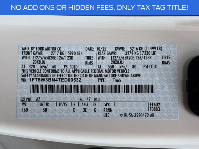 New 2026 Ford F350 Lariat w/ Lariat Ultimate Package image 33