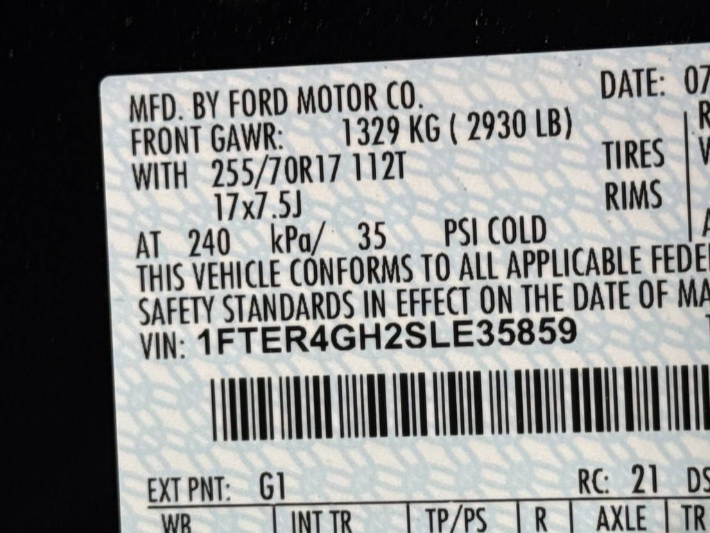 New 2025 Ford Ranger XLT w/ Equipment Group 301A High image 32