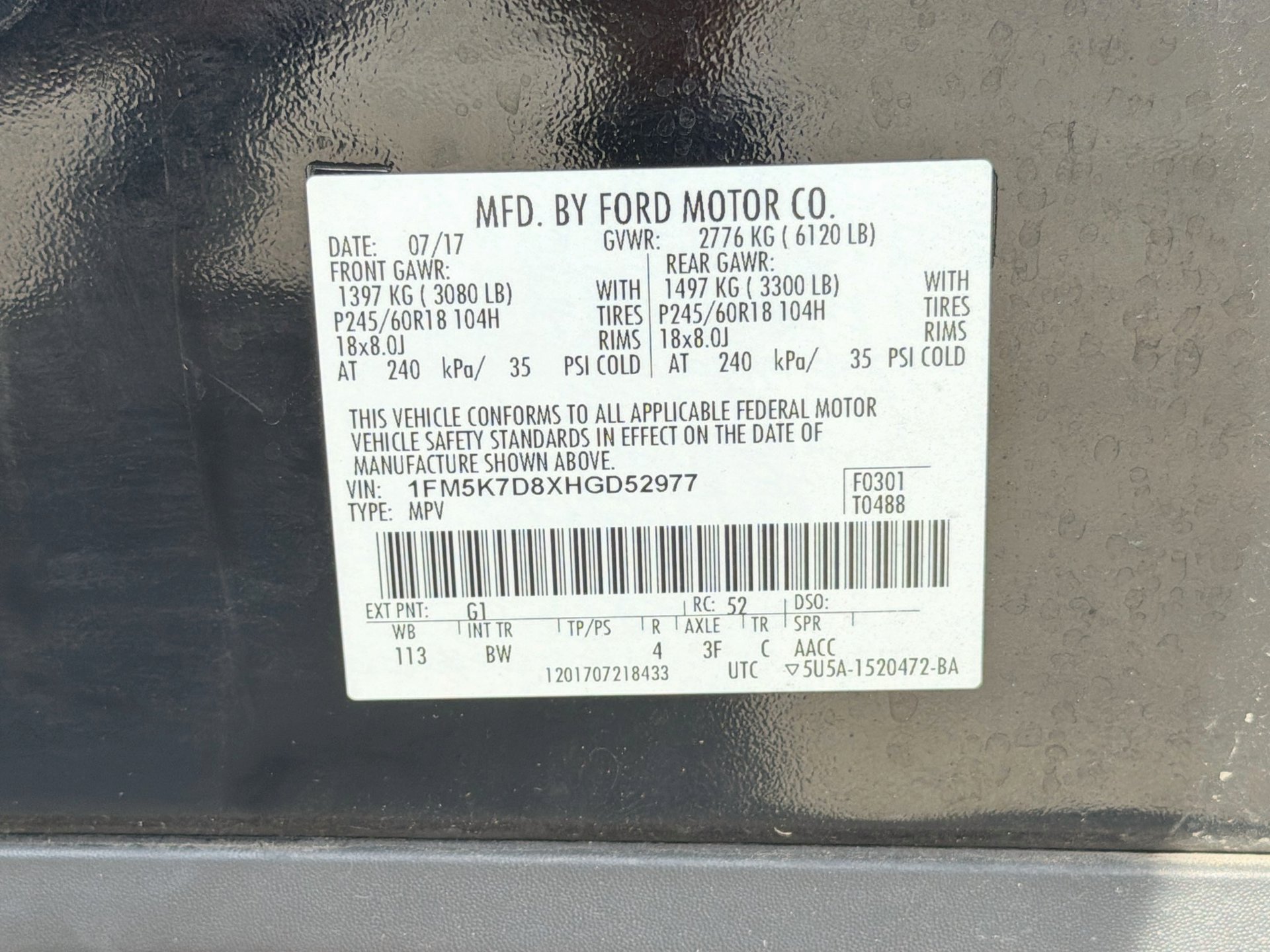 Used 2017 Ford Explorer XLT w/ Equipment Group 202A FWD image 38