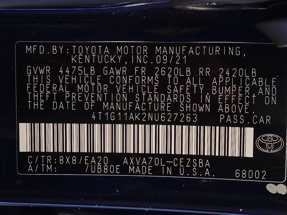 Used 2022 Toyota Camry SE FWD image 33