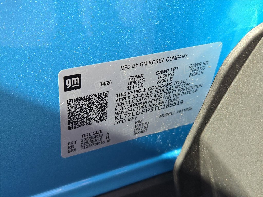 New 2026 Chevrolet Trax RS FWD image 23