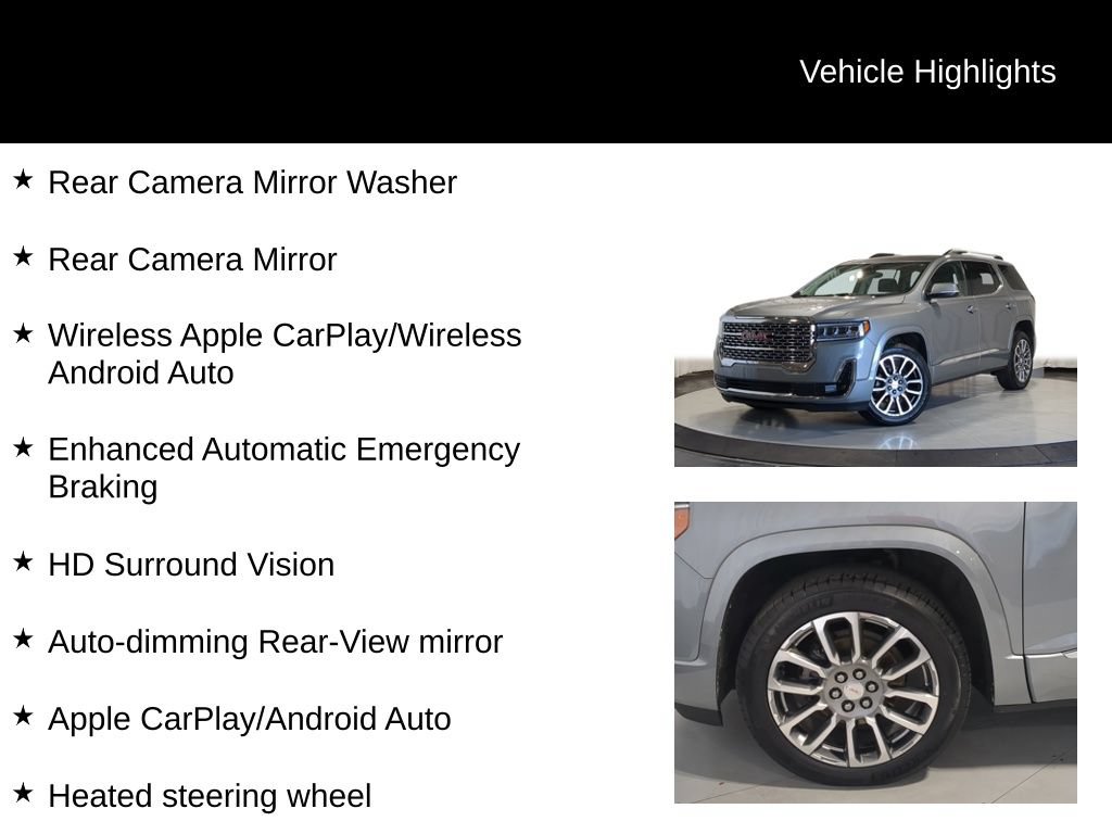 Used 2023 GMC Acadia Denali w/ Denali Technology Package AWD/4WD image 25