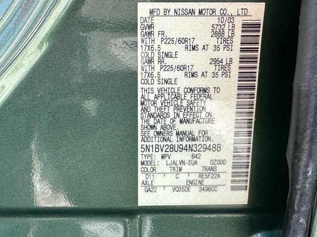 Used 2004 Nissan Quest SE w/ (SEA) Seat Pkg FWD image 42