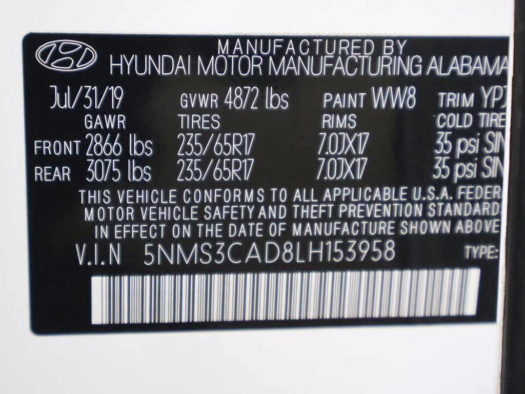 Used 2020 Hyundai Santa Fe SEL AWD/4WD image 42