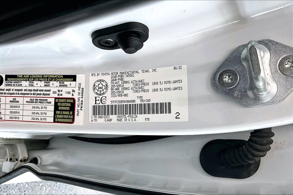 Used 2022 Toyota Tundra TRD Pro AWD/4WD image 19
