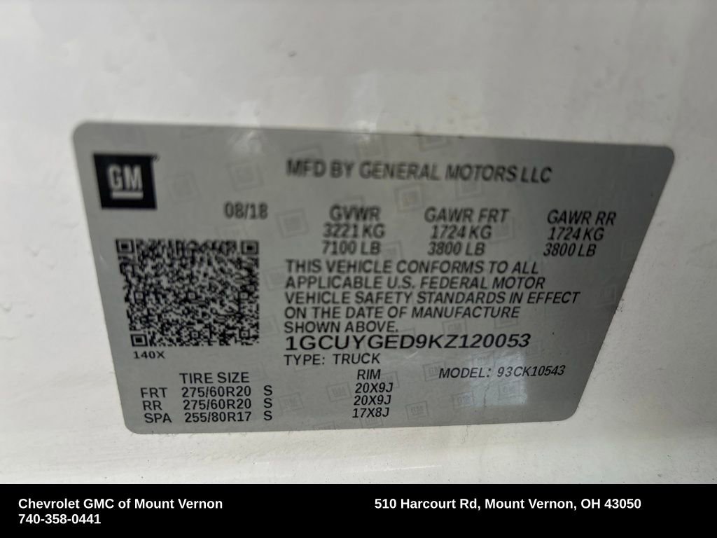 Used 2019 Chevrolet Silverado 1500 LTZ w/ LTZ Plus Package image 26