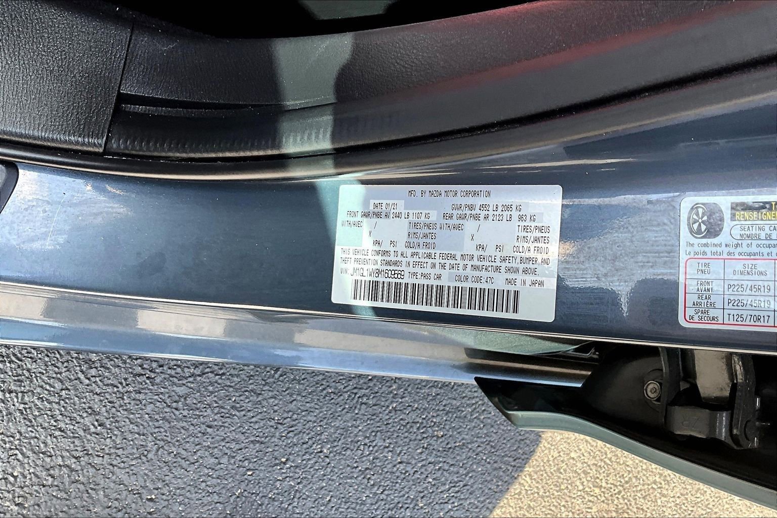 Used 2021 MAZDA MAZDA6 Carbon Edition image 19