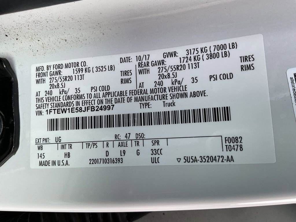 Used 2018 Ford F150 Lariat w/ Equipment Group 502A Luxury AWD/4WD image 42