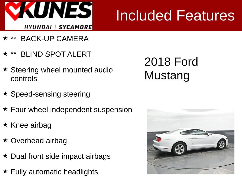 Used 2018 Ford Mustang EcoBoost image 2