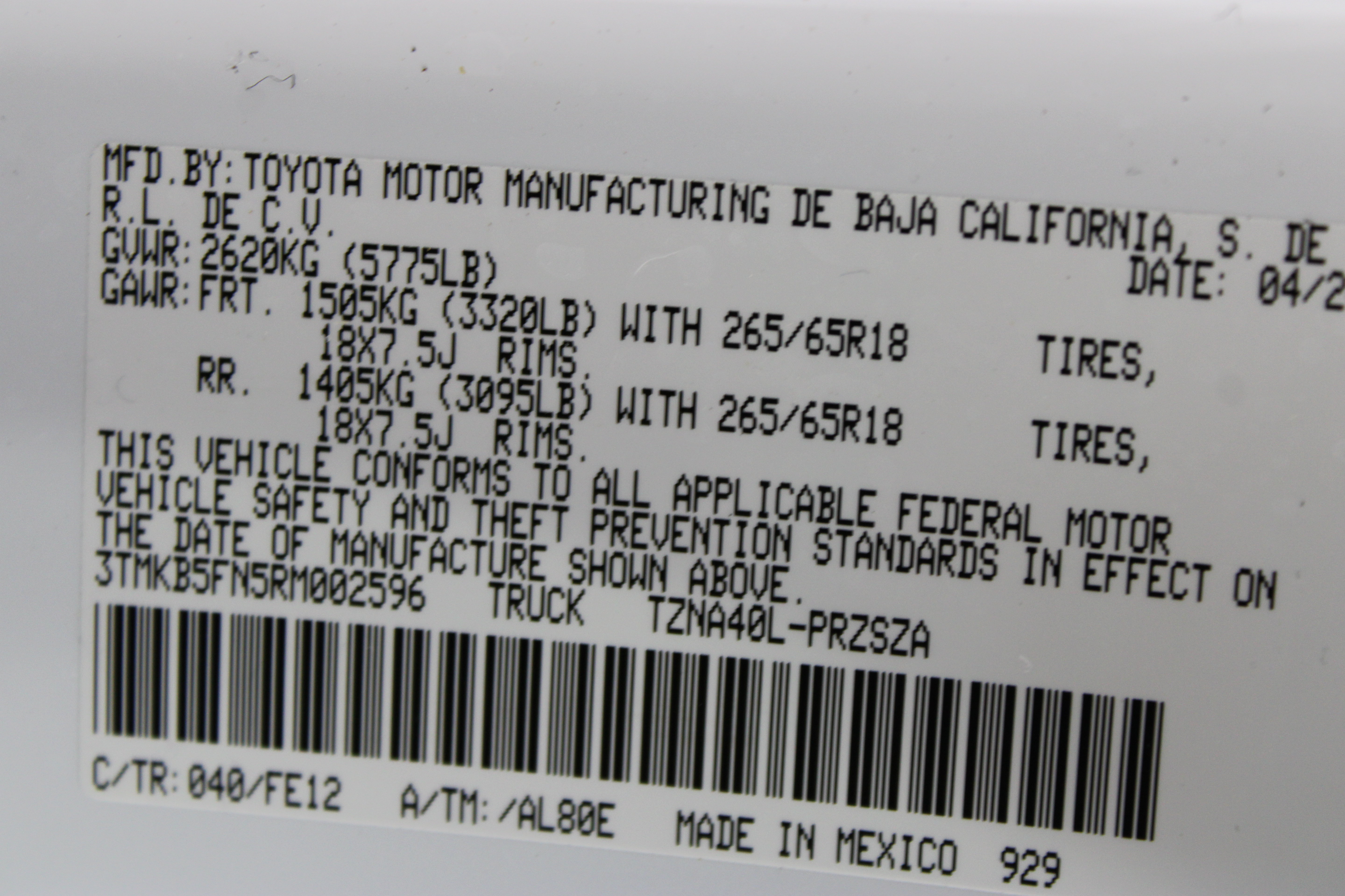 Used 2024 Toyota Tacoma TRD Sport RWD image 39