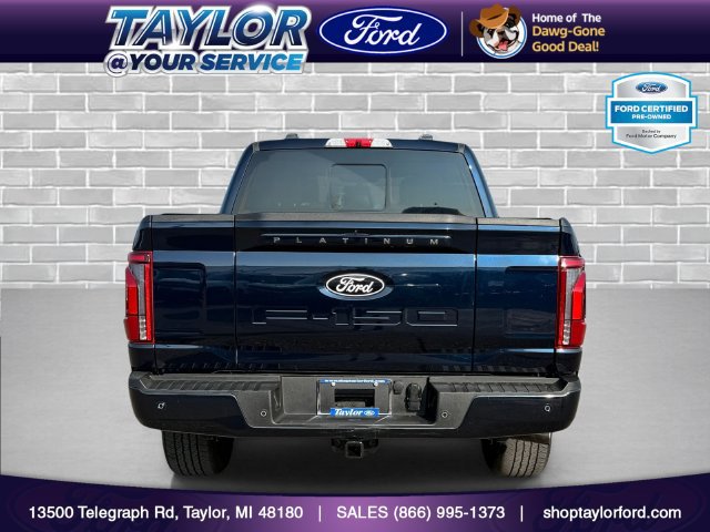 Certified 2025 Ford F150 Platinum w/ Equipment Group 702A High AWD/4WD image 4