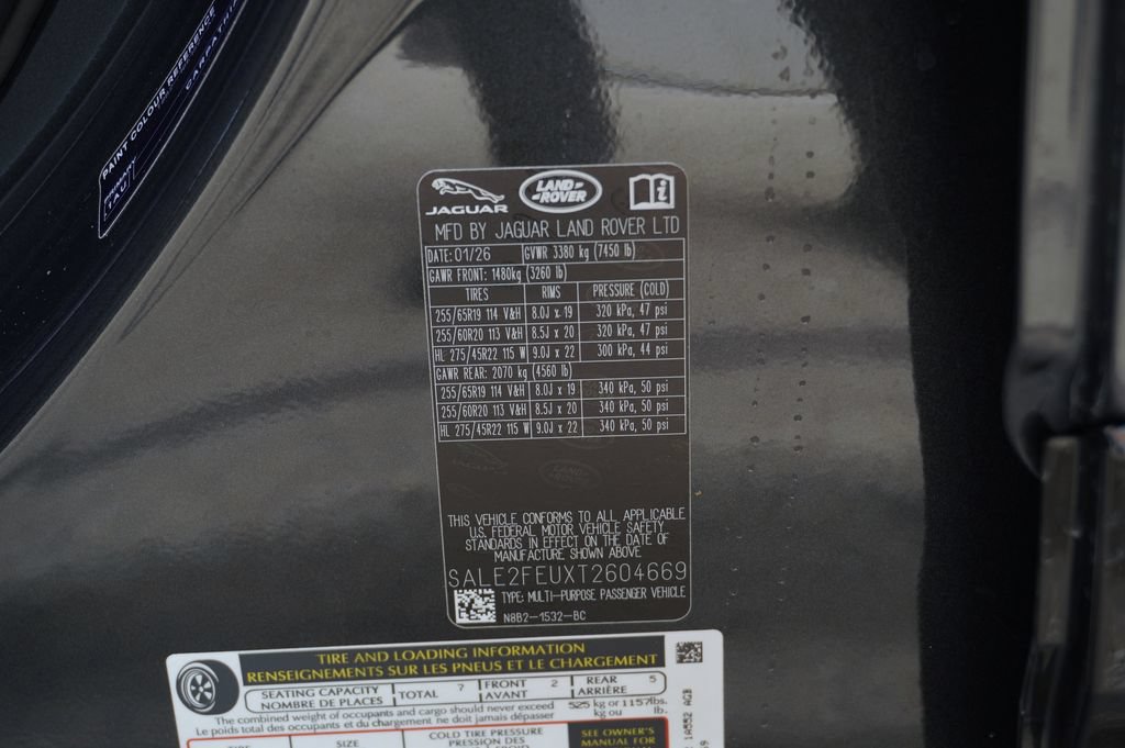Certified 2026 Land Rover Defender 130 X-Dynamic SE AWD/4WD image 33
