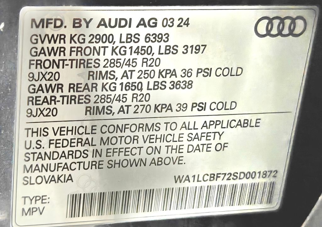 Used 2025 Audi Q7 2.0T Premium Plus w/ Premium Plus Package image 95