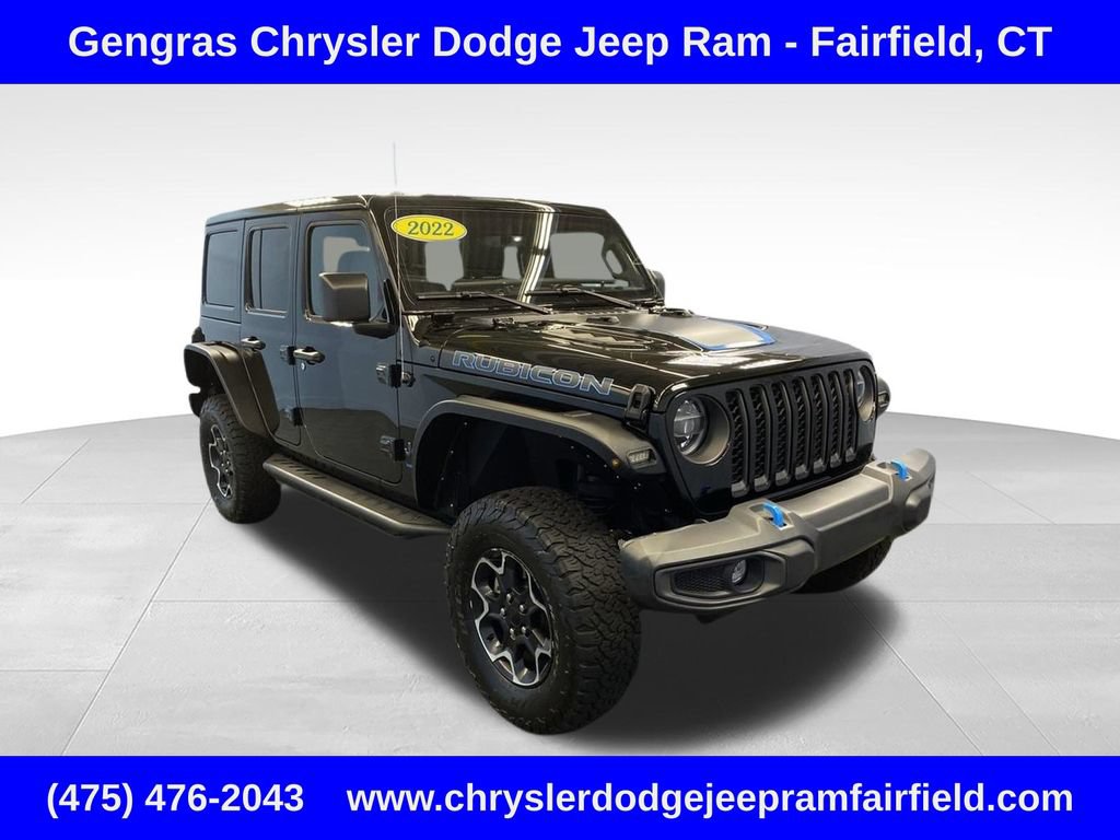 Certified 2022 Jeep Wrangler Unlimited Rubicon 4xe w/ Cold Weather Group