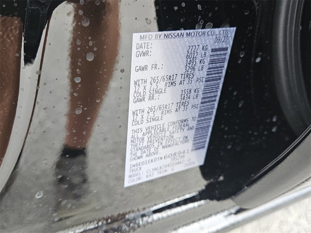 New 2026 Nissan Frontier SV image 19