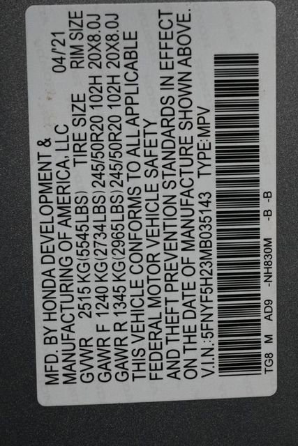 Used 2021 Honda Pilot Special Edition image 4