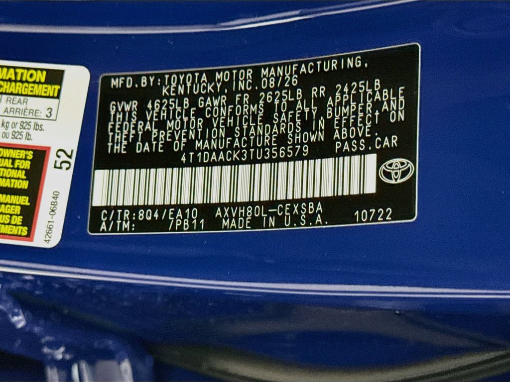 New 2026 Toyota Camry SE FWD image 29