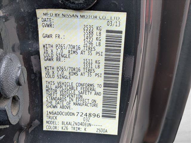 Used 2013 Nissan Frontier SV RWD image 23