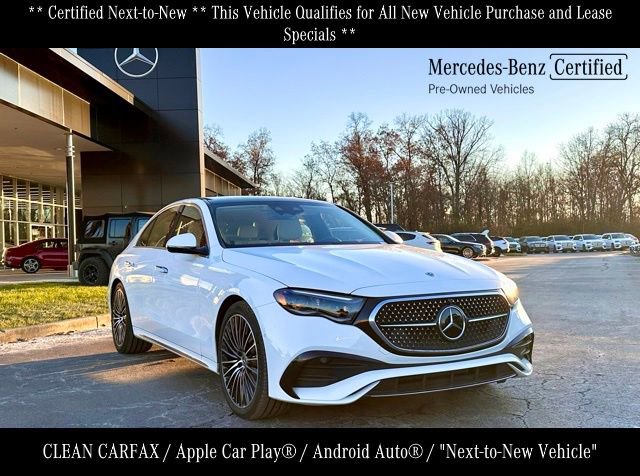 Used 2025 Mercedes-Benz E 350 4MATIC Sedan image 1