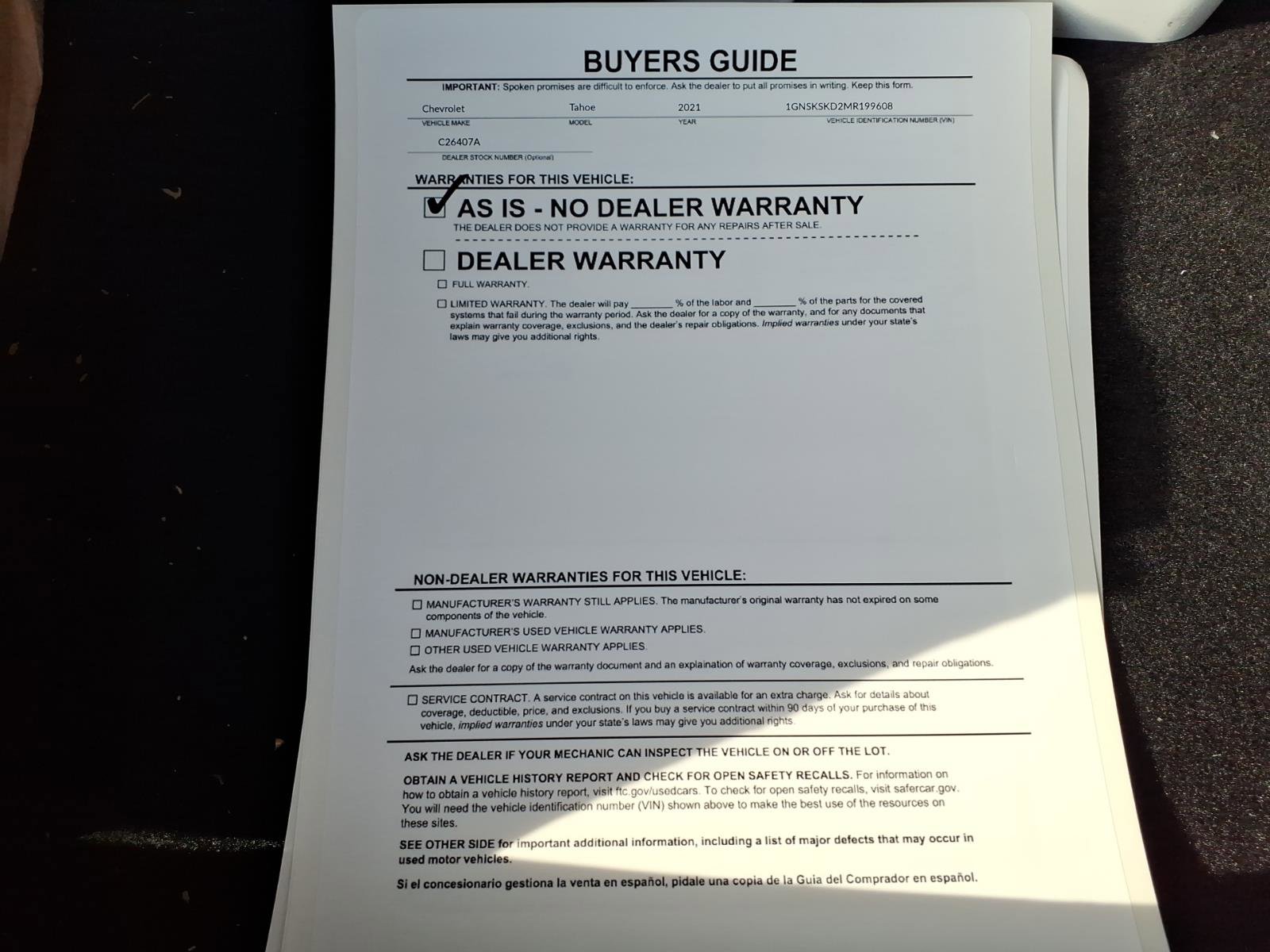 Used 2021 Chevrolet Tahoe Premier w/ Premium Package image 35