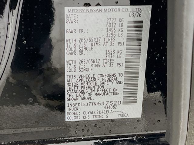 New 2026 Nissan Frontier SV image 20