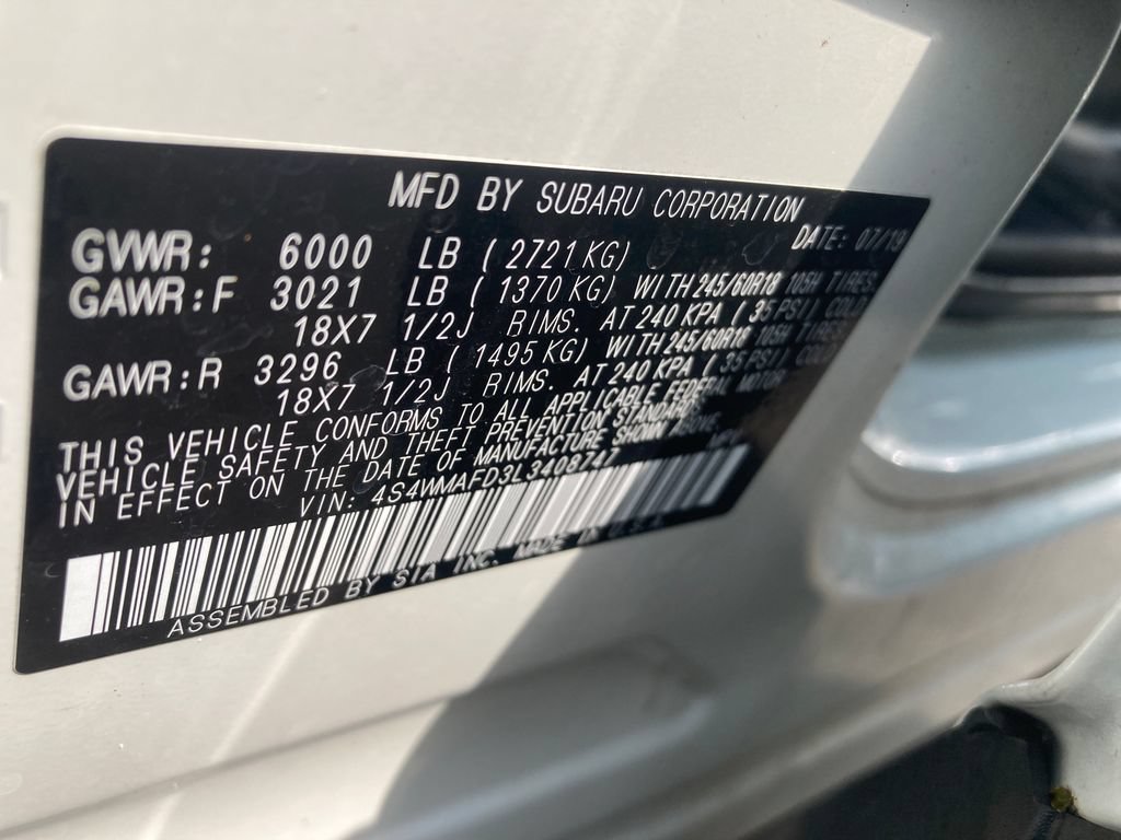 Used 2020 Subaru Ascent Premium w/ Convenience Package AWD/4WD image 34