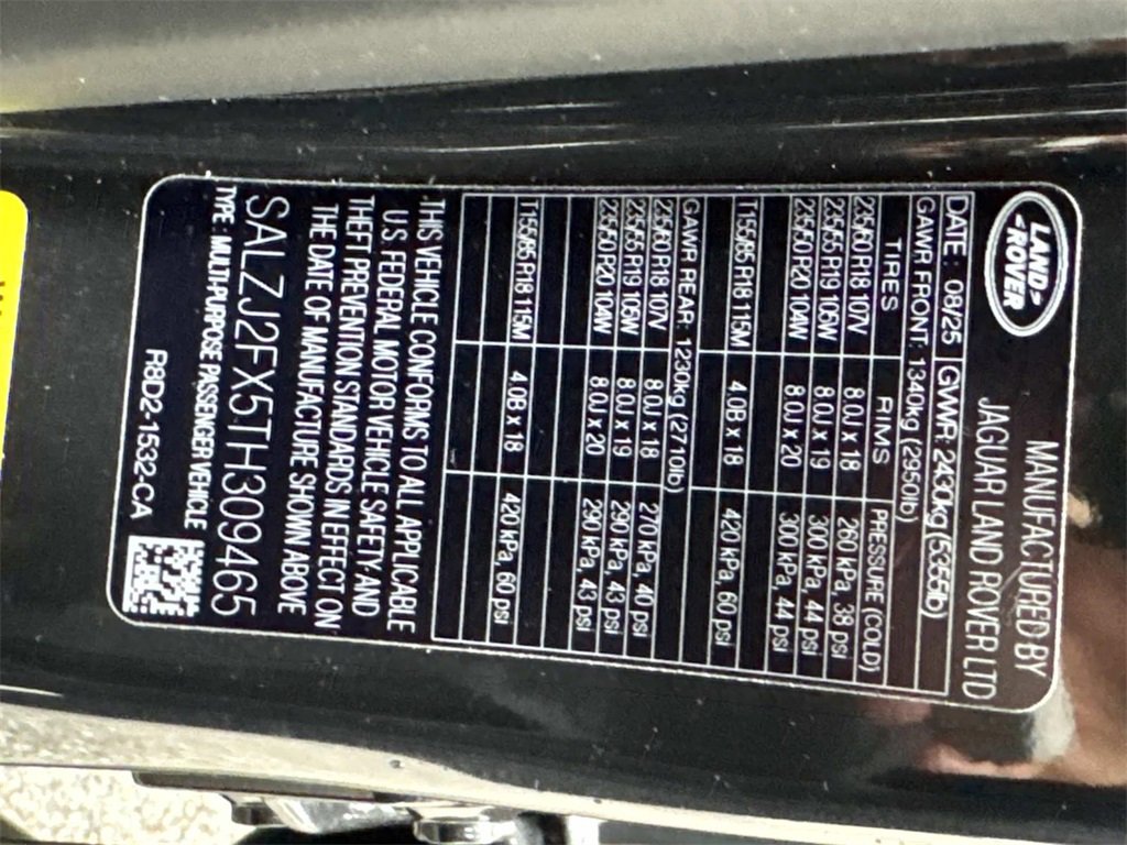 New 2026 Land Rover Range Rover Evoque S image 28