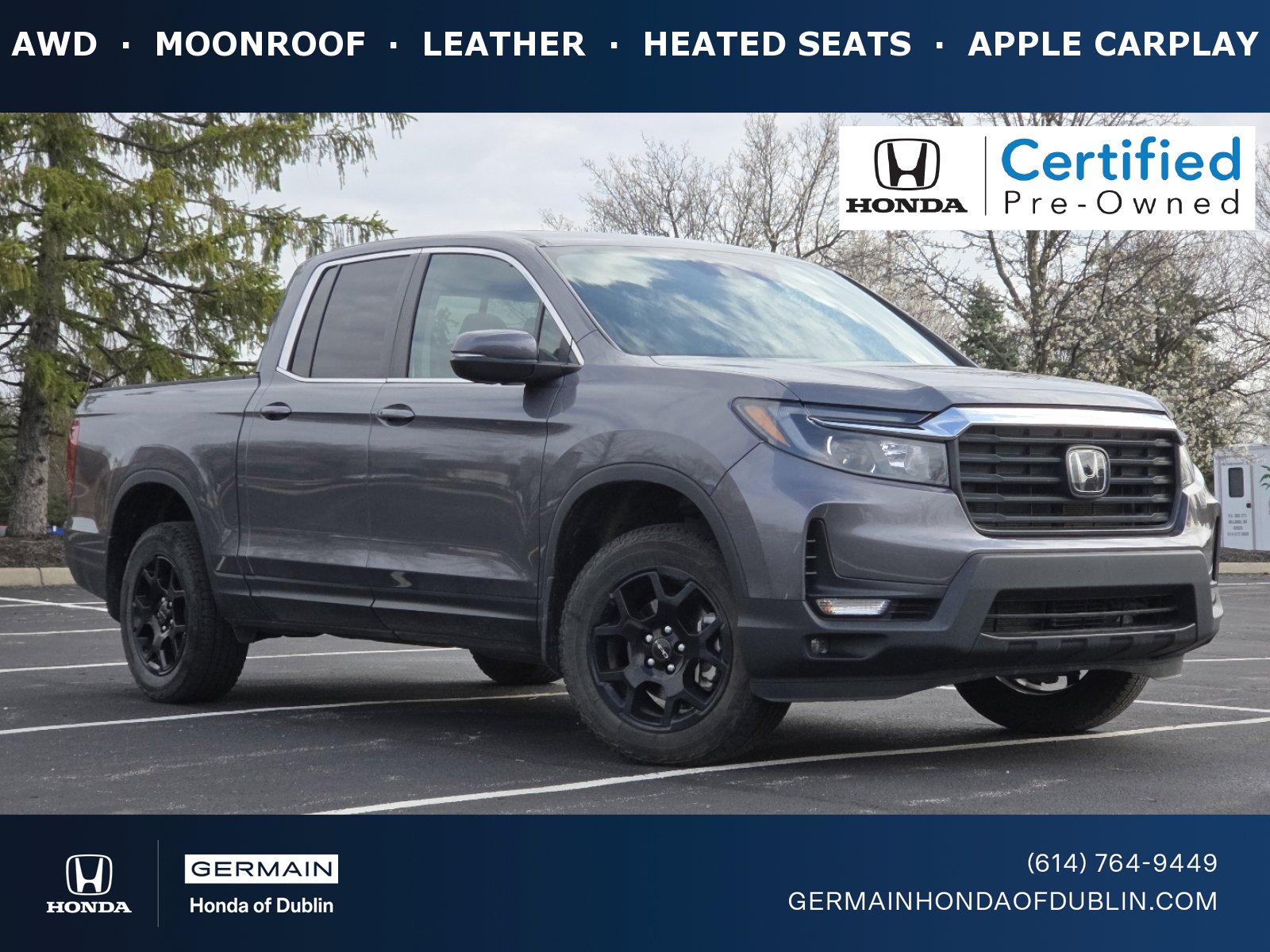 Certified 2023 Honda Ridgeline RTL image 1