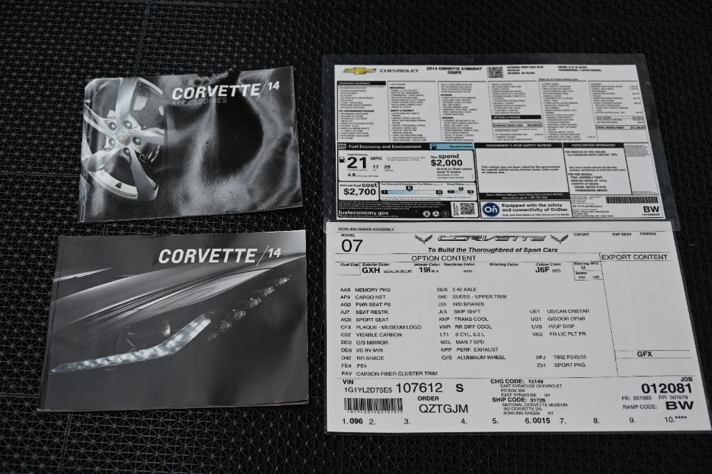 Used 2014 Chevrolet Corvette Stingray Coupe w/ 3LT Preferred Equipment Group RWD image 53
