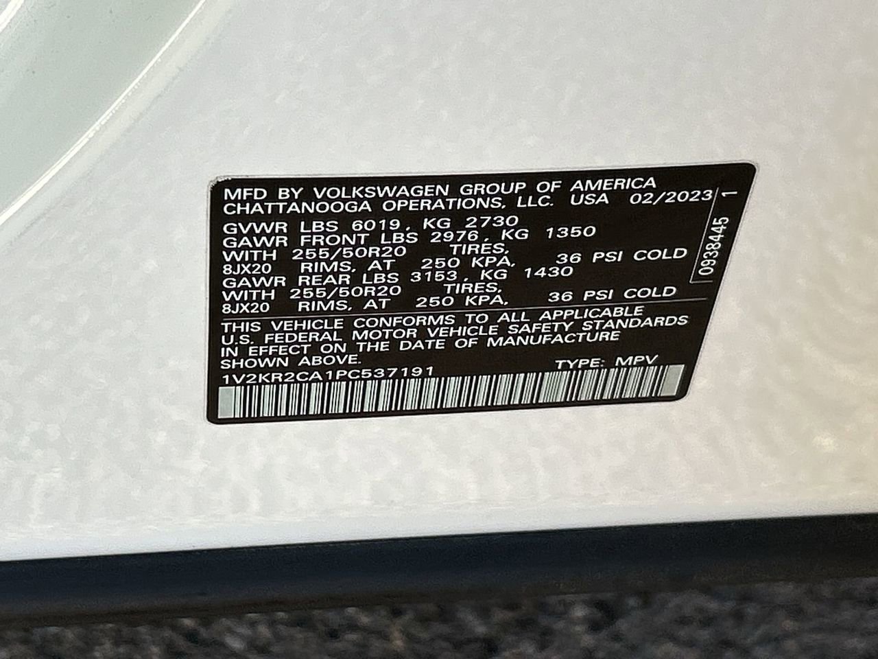 Certified 2023 Volkswagen Atlas SE w/ Panoramic Sunroof Package image 30