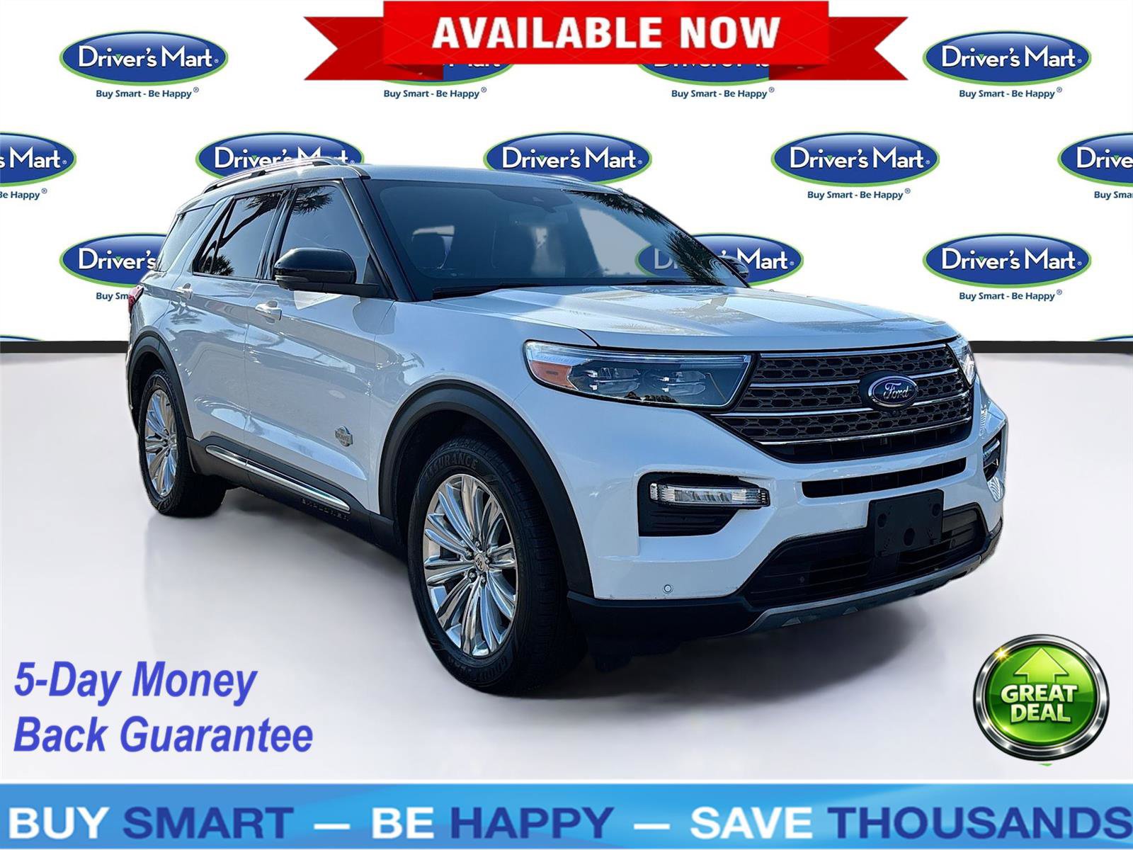 Used 2021 Ford Explorer King Ranch w/ Premium Technology Package RWD image 1
